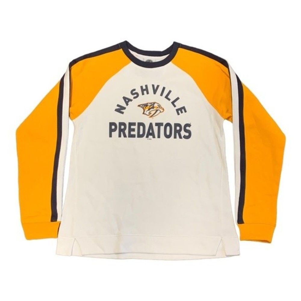 NWT NHL NASHVILLE‎ PREDATORS | Boys Long Sleeve Fleece Lined Shirt M (8-10)